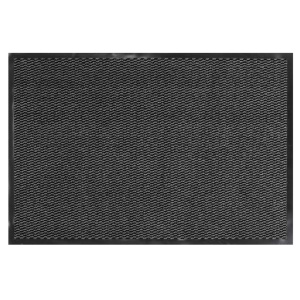 Covoras intrare absorbant antimurdarie, PVC antiderapant, 60×90 cm, gri