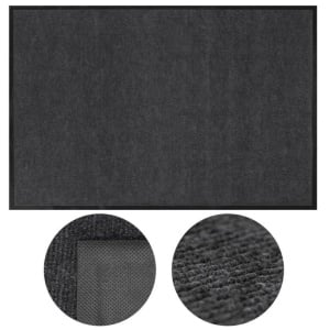 Covoras intrare absorbant antimurdarie, PVC antiderapant, 80×120 cm, gri - Img 2