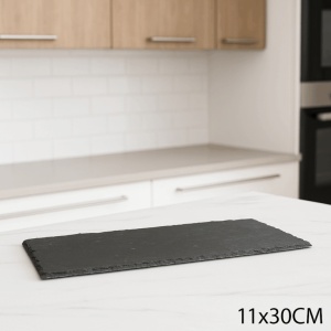 Platou servire Atmosphera ardezie, 11×30 cm, negru - Img 5