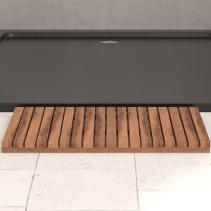 Gratar dus 5Five Acacia din lemn de salcam, antiderapant, 53x36x3 cm, natur - Img 6