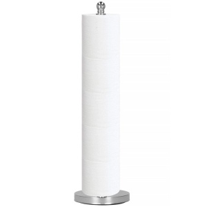 Suport hartie igienica tip tija, 51cm, argintiu cromat - Img 6
