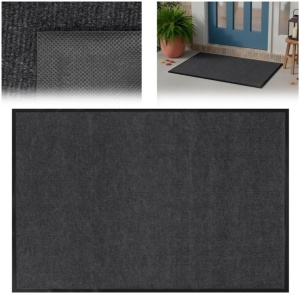 Covoras intrare absorbant antimurdarie, PVC antiderapant, 90×150 cm, gri - Img 3