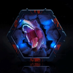 WOW! Pods - Figurină Dinozaur Tyrannosaurus Rex cu POD Hexagonal UV, Senzor IR & Efecte Sonore, Colecționabilă - Img 5