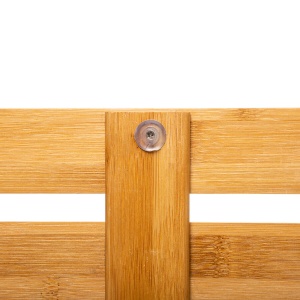 Gratar pentru dus 5Five Ilyan, din bambus, antiderapant, 68×50 cm, natur - Img 4