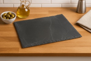 Platou servire Atmosphera ardezie, 30×30 cm, negru - Img 3