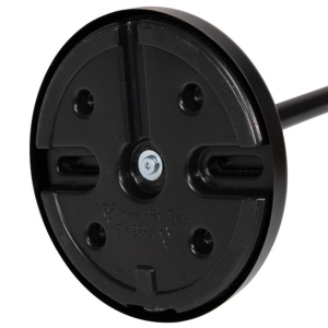 Suport hartie igienica 2 in 1 cu tija mobila, 68.5cm, negru - Img 5
