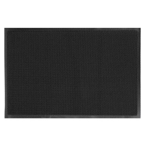 Covoras intrare absorbant tip plasa, PVC antiderapant, 60×90 cm, negru