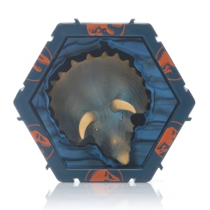 WOW! Pods - Figurină Dinozaur Triceratops cu POD Hexagonal UV, Senzor IR & Efecte Sonore, Colecționabilă - Img 2