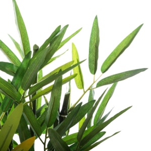 Planta artificiala Atmosphera bambus cu ghiveci ceramic, 26 cm, verde - Img 2