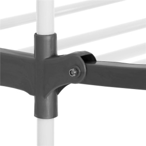 Uscator vertical pentru rufe, mobil si pliabil, cu doua umerase, 75x57x170cm, sarcina 20kg - Img 4