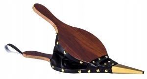 Burduf, suflanta de aer manuala, din lemn, pentru semineu sau gratar, 39x17cm - Img 6