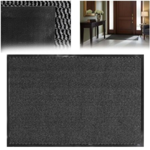 Covoras intrare absorbant antimurdarie, PVC antiderapant, 60×90 cm, gri - Img 3
