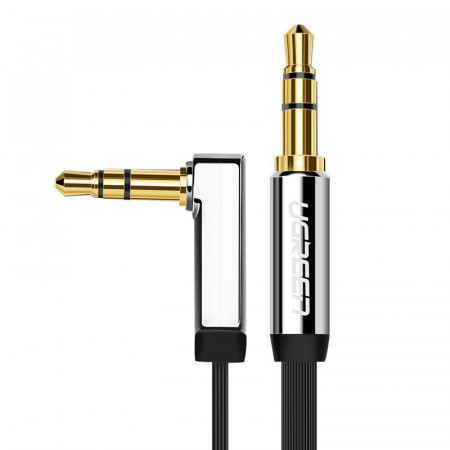 Аудио кабел UGREEN AUX жак 3.5mm 3m (10728) сребърен - Img 1