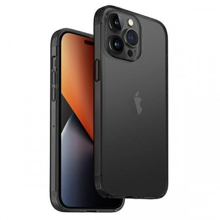 Гръб UNIQ Air Fender - iPhone 14 Pro опушено сив