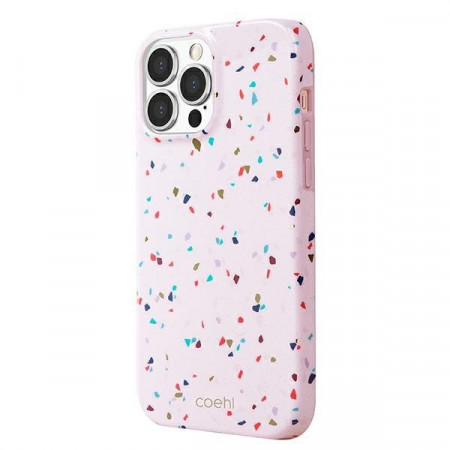 Гръб UNIQ Coehl Terrazzo - iPhone 13 Pro Max розов
