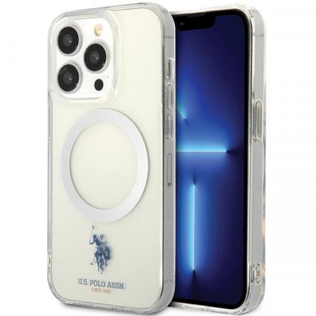 Гръб US POLO Magsafe USHMP15LUCIT - iPhone 15 Pro прозрачен - Img 1