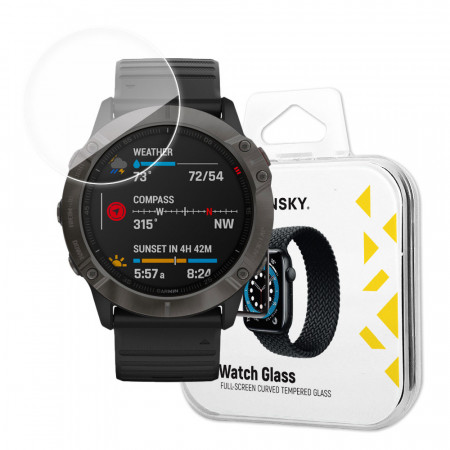 Гъвкав протектор Wozinsky Hybrid - Garmin Fenix 6X черен