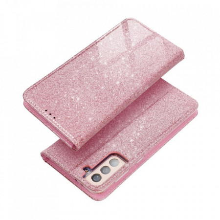 Калъф тип книга Shining - Samsung Galaxy S21+ 5G розов