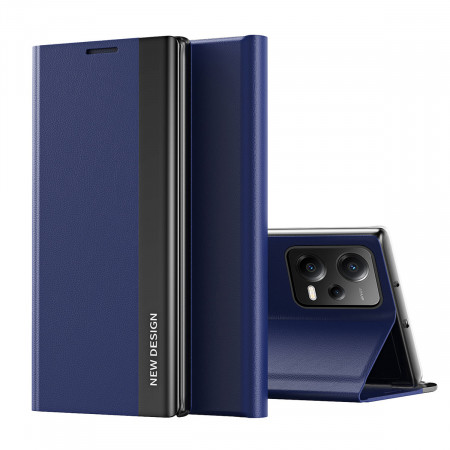 Калъф тип книга Sleep Pro - Xiaomi Poco X5 / Redmi Note 12 син