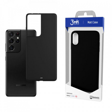 Матиран гръб 3mk Matt - Samsung Galaxy S21 Ultra 5G черен
