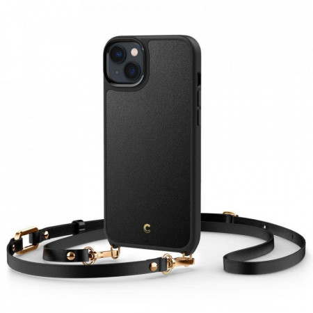Оригинален гръб с презрамка SPIGEN Cyrill Classic Charm MagSafe - iPhone 14 Plus черен