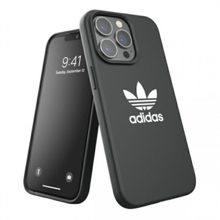 Оригинален гръб ADIDAS OR Silicone - iPhone 13 Pro черен