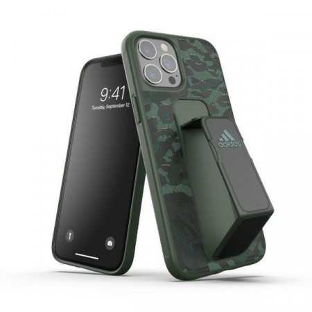 Оригинален гръб ADIDAS SP Grip Leopard - iPhone 12 Pro Max зелен