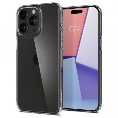 Оригинален гръб SPIGEN Airskin Hybrid - iPhone 15 Pro Max кристалнопрозрачен