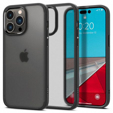 Оригинален гръб SPIGEN Ultra Hybrid - iPhone 14 Pro черен - Img 1