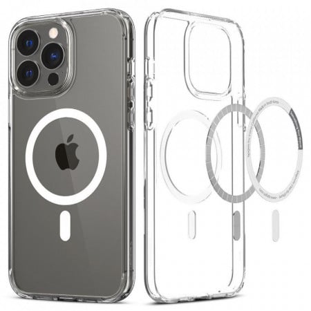 Оригинален гръб SPIGEN Ultra Hybrid MagSafe - iPhone 13 Pro бял