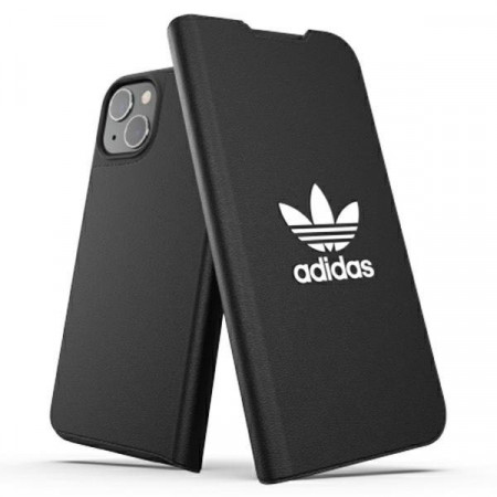 Оригинален калъф тип книга ADIDAS OR Basic - iPhone 13 черен