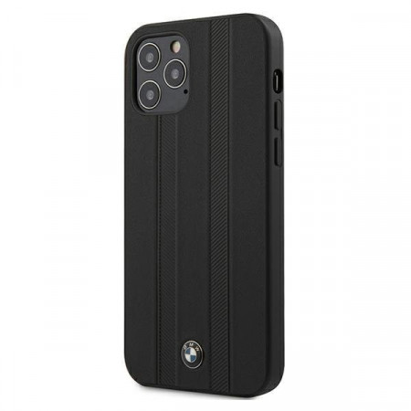 Оригинален твърд гръб BMW Signature Tire Marks BMHCP12STTBK - iPhone 12 mini черен