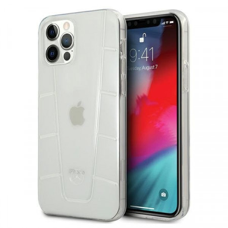 Оригинален твърд гръб MERCEDES Clear MEHCP12LCLCT - iPhone 12 Pro Max прозрачен