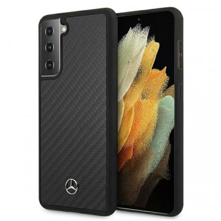 Оригинален твърд гръб MERCEDES Dynamic MEHCS21 5GSRCABK - Samsung Galaxy S21 5G черен - Img 1