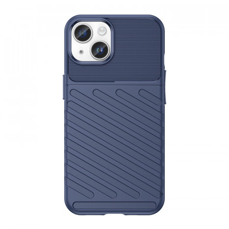 Подсилен гръб Thunder - iPhone 15 Plus син