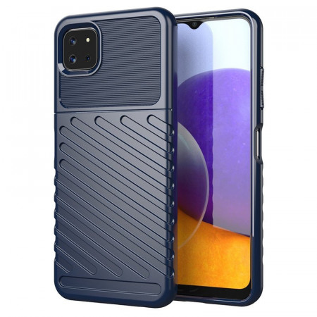 Подсилен гръб Thunder - Samsung Galaxy A22 5G син