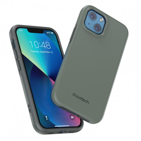 Противоударен гръб CHOETECH MFM Anti-drop MagSafe - iPhone 13 зелен