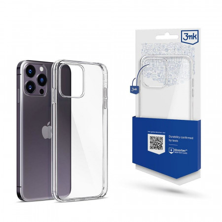 Силиконов гръб 3mk Clear - iPhone 15 Pro прозрачен