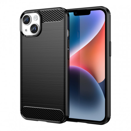 Силиконов гръб Carbon - iPhone 14 Plus черен