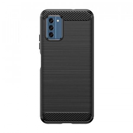 Силиконов гръб Carbon - Nokia C300 черен