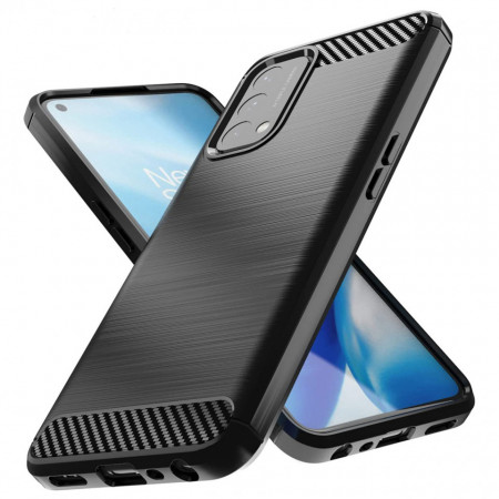 Силиконов гръб Carbon - OnePlus Nord N200 5G черен
