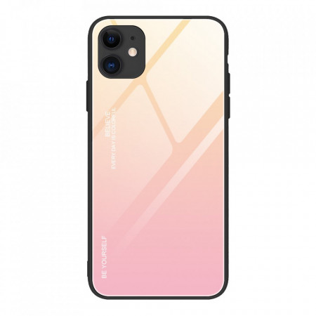 Стъклен гръб - iPhone 12 mini розов