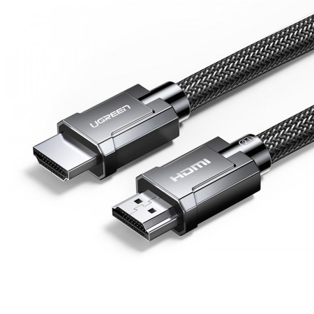 Видео кабел UGREEN HDMI 2.1 8K 60Hz 48Gb/s 3m сив (HD135)