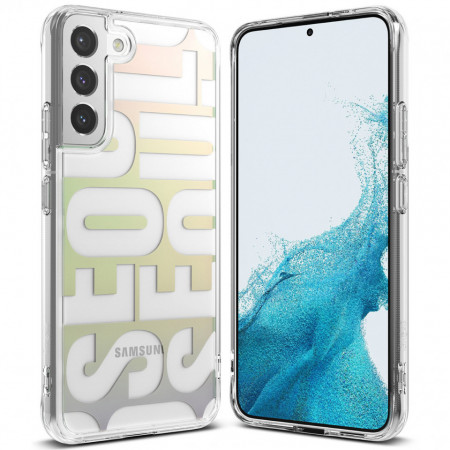 Гръб с гел рамка RINGKE Fusion Armor - Samsung Galaxy S22+ (Сеул) прозрачен - Img 1