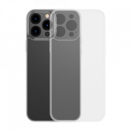 Гръб BASEUS Frosted Glass - iPhone 13 Pro Max прозрачен