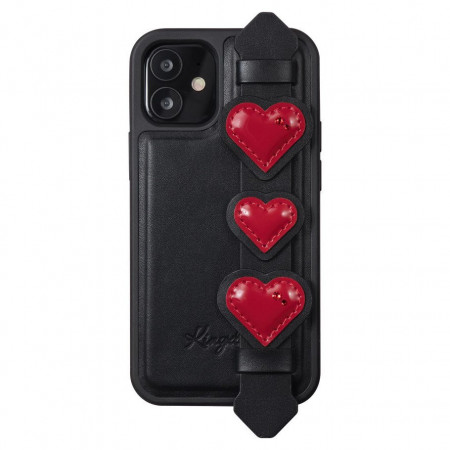 Гръб KINGXBAR Sweet с оригинални кристали Swarovski - iPhone 12 / 12 Pro черен