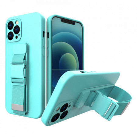 Гръб Rope с каишка - iPhone 11 Pro светлосин