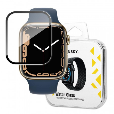 Гъвкав протектор Wozinsky Hybrid - Apple Watch 45mm Series 9 / 45mm Series 8 / 45mm Series 7 черен
