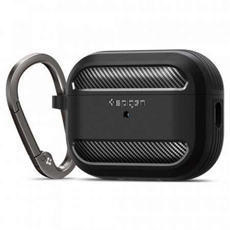 Калъф за слушалки SPIGEN Rugged Armor – AirPods Pro 1 / 2 черен мат