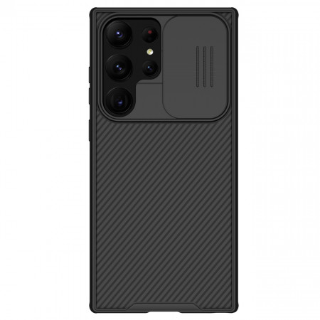 Калъф с подвижно покритие за камерата NILLKIN CamShield Pro - Samsung Galaxy S23 Ultra черен
